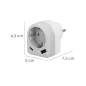 Enchufe / Adaptador Schuko Con 2 Tomas, USB A / C. Potencia Máxima 3680 W. Cargador Móviles, Cargador 2 Tomas Enchufe / Adaptador Schuko Con 2 Tomas, USB A / C. Potencia Máxima 3680 W. Cargador Móviles, Cargador 2 Tomas