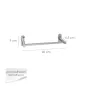 Toallero Barra 40 cm. Color Inox Con Efecto Espejo, Autoadhesivo Resistente, Porta Toallas, Toallero Adhesivo Pared/Mueble Toallero Barra 40 cm. Color Inox Con Efecto Espejo, Autoadhesivo Resistente, Porta Toallas, Toallero Adhesivo Pared/Mueble