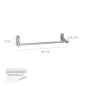 Toallero Barra 60 cm. Color Inox Con Efecto Espejo, Autoadhesivo Resistente, Porta Toallas, Toallero Adhesivo Pared/Mueble Toallero Barra 60 cm. Color Inox Con Efecto Espejo, Autoadhesivo Resistente, Porta Toallas, Toallero Adhesivo Pared/Mueble