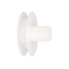 Disco Plástico Compacto Para Persianas. Rodamiento 120x40 mm. Para cintas hasta 20 mm.