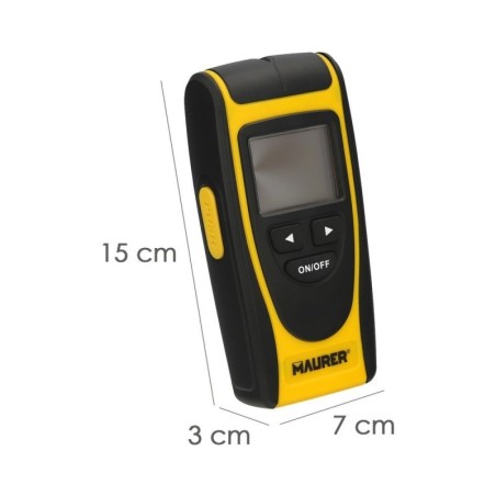 Detector de Materiales en Paredes. Multifuncional Encuentre Metales, Madera, Cables, Tuberías. Pantalla LCD.