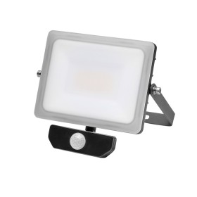 Foco Led Plano 30 Watt. Luz Blanca 4000º K IP 65 2400 Lúmenes Con Sensor de Presencia