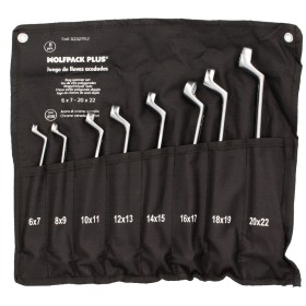 Juego Llaves Acodadas WOLFPACK Plus 8 Piezas
