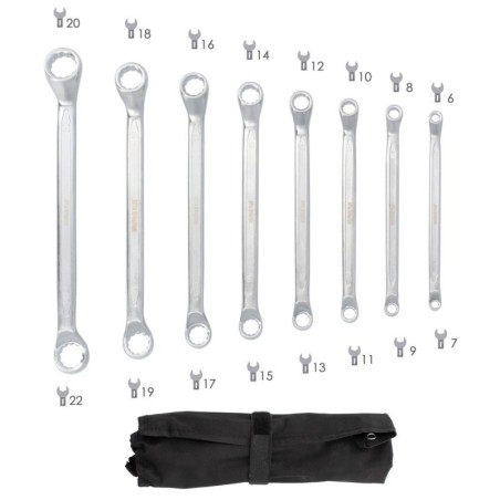 Juego Llaves Acodadas WOLFPACK Plus 8 Piezas