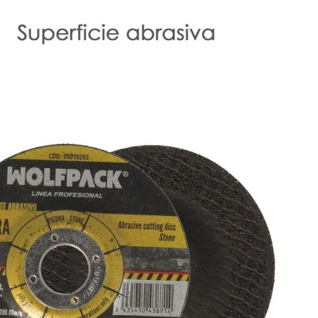 Disco Corte Abrasivo Piedra Diámetro 115 x Diámetro 22 mm. Espesor 3,2 mm. Disco Radial / Amoladora