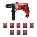 Taladro Percutor Con Variador de Velocidad 1050 Watt. Incluye Maletín, Empuñadura y Guía Metálica.