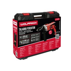 Taladro Percutor Con Variador de Velocidad 1050 Watt. Incluye Maletín, Empuñadura y Guía Metálica.