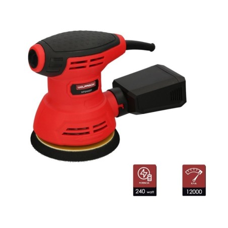 Lijadora WOLFPACK Orbital 240 Watt. Lijadora Multifunción. Decapado, Lijado, Eliminar Oxido, Disco Diámetro 125 mm.