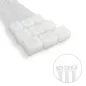 Brida Nylon 100%. Color Blanco / Natural 4,5 x 200 mm. 100 Piezas. Abrazadera Plástico, Organizador Cables, Alta Resistencia