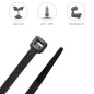 Brida Nylon 100%. Color Negro 7,5 x 360 mm. Bolsa 100 unidades. Abrazadera Plástico, Organizador Cables, Alta Resistencia Brida Nylon 100%. Color Negro 7,5 x 360 mm. Bolsa 100 unidades. Abrazadera Plástico, Organizador Cables, Alta Resistencia