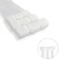 Brida Nylon 100%. Color Blanco / Natural 3,5 x 280 mm. 100 Piezas. Abrazadera Plástico, Organizador Cables, Alta Resistencia