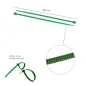 Brida Nylon 100%. Color Verde 4,6 x 200 mm. Bolsa 100 Unidades. Abrazadera Plástico, Organizador Cables, Alta Resistencia Brida Nylon 100%. Color Verde 4,6 x 200 mm. Bolsa 100 Unidades. Abrazadera Plástico, Organizador Cables, Alta Resistencia