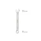 Llave Combinada Plus 12x12 Acero Cromo Vanadio DIN 3113. Llave Doble Boca, Llave Fija, Llave Estrella Llave Combinada Plus 12x12 Acero Cromo Vanadio DIN 3113. Llave Doble Boca, Llave Fija, Llave Estrella