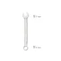 Llave Combinada Plus 17x17 Acero Cromo Vanadio DIN 3113. Llave Doble Boca, Llave Fija, Llave Estrella Llave Combinada Plus 17x17 Acero Cromo Vanadio DIN 3113. Llave Doble Boca, Llave Fija, Llave Estrella