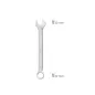 Llave Combinada Plus 22x22 Acero Cromo Vanadio DIN 3113. Llave Doble Boca, Llave Fija, Llave Estrella Llave Combinada Plus 22x22 Acero Cromo Vanadio DIN 3113. Llave Doble Boca, Llave Fija, Llave Estrella