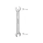 Llave Fija Plus Acero Cromo Vanadio 16x17 DIN 3110. Llave Fija, Llave Fija Doble Llave Fija Plus Acero Cromo Vanadio 16x17 DIN 3110. Llave Fija, Llave Fija Doble