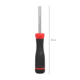 Juego De Puntas con Destornillador 1/4" 7 Piezas. Acero Cromo Vanadio, Kit Destorpuntas, Puntas Destornillador.