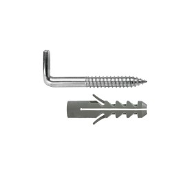 Kit Sanitario Alcayata Con Taco Expansión Diámetro 10 x 50 mm. Fijación Calentadores / Termos De Agua