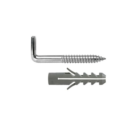 Kit Sanitario Alcayata Con Taco Expansión Diámetro 10 x 50 mm. Fijación Calentadores / Termos De Agua