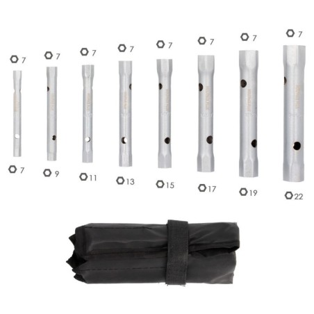 Juego Llaves Tubo Tubular WOLFPACK 8 Piezas