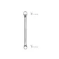 Llave Estrella Acodada Plus Acero Cromo Vanadio 14x15 DIN 838. Llave Doble Boca Acodada, Llave Fija Estrella Acodada Llave Estrella Acodada Plus Acero Cromo Vanadio 14x15 DIN 838. Llave Doble Boca Acodada, Llave Fija Estrella Acodada