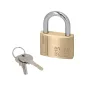 Candado Latón Arco Normal 40 mm. Serie Target. Arco Endurecido. Candado Maletas, Candado Taquillas, Candado Puertas