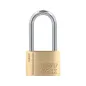 Candado Latón Arco Largo 50 mm. Arco Endurecido. Candado Maletas, Candado Taquillas, Candado Puertas