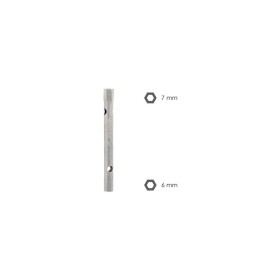 Llave Tubo Tubular 6x7 Fabricada en Acero Cromo Vanadio, Llave Grifería, Llave De Tubo Para Grifos, Llaves De Tubo Doble