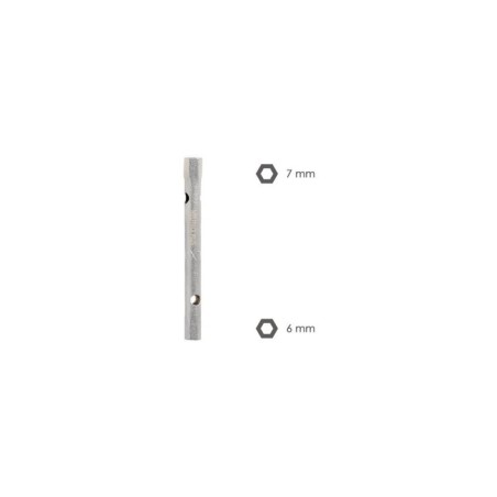 Llave Tubo Tubular 6x7 Fabricada en Acero Cromo Vanadio, Llave Grifería, Llave De Tubo Para Grifos, Llaves De Tubo Doble
