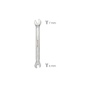 Llave Fija Plus Acero Cromo Vanadio 6x7 DIN 3110. Llave Fija, Llave Fija Doble