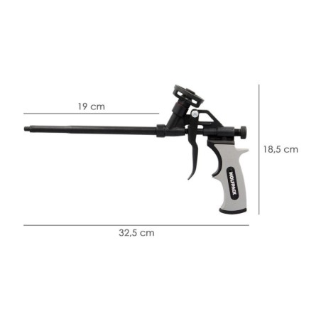 Pistola Para Espuma Poliuretano Recubrimiento Integro PTFE (Interior y Exterior) Pistola Calafatear, Rellenar, Sellar