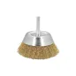 Cepillo Acero Latonado Para Taladro Taza Diámetro 75 mm. Espiga 1/4" Cepillo Taladro Alambre Latón Cepillo Acero Latonado Para Taladro Taza Diámetro 75 mm. Espiga 1/4" Cepillo Taladro Alambre Latón