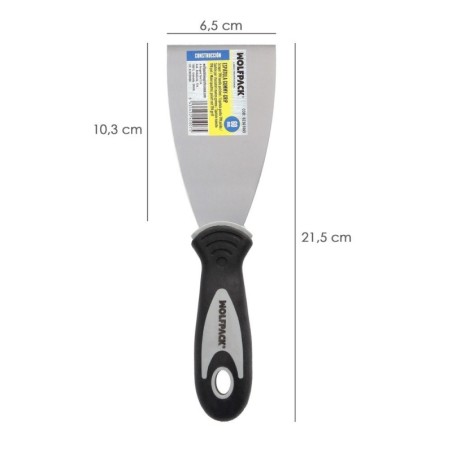 Espátula Mango Gummy Grip Hoja 60 mm. Espátula Yeso, Espátula Pintor, Espátula Masillas, Espátula Pladur, etc..