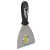 Espátula Mango Gummy Grip Hoja 100 mm. Espátula Yeso, Espátula Pintor, Espátula Masillas, Espátula Pladur, etc..