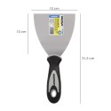 Espátula Mango Gummy Grip Hoja 100 mm. Espátula Yeso, Espátula Pintor, Espátula Masillas, Espátula Pladur, etc..