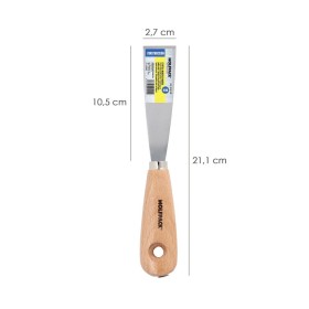 Espátula Mango Madera Hoja Acero 30 mm. Espátula Yeso, Espátula Pintor, Espátula Masillas, Espátula Pladur, etc..