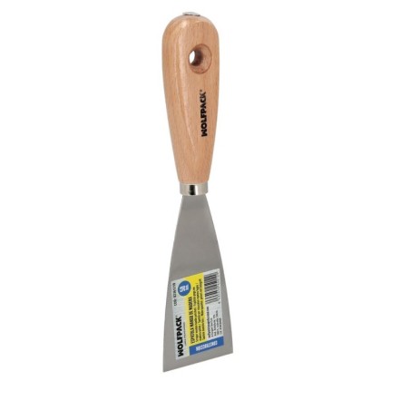 Espátula Mango Madera Hoja Acero 50 mm. Espátula Yeso, Espátula Pintor, Espátula Masillas