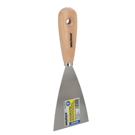 Espátula Mango Madera Hoja Acero 80 mm. Espátula Yeso, Espátula Pintor, Espátula Masillas, Espátula Pladur, etc..