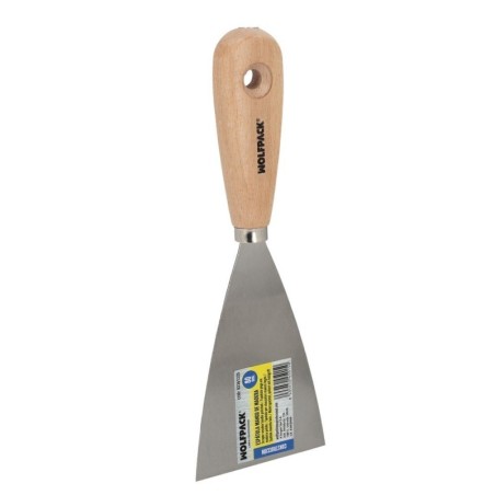Espátula Mango Madera Hoja Acero 80 mm. Espátula Yeso, Espátula Pintor, Espátula Masillas