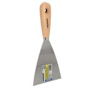 Espátula Mango Madera Hoja Acero 100 mm. Espátula Yeso, Espátula Pintor, Espátula Masillas, Espátula Pladur, etc..