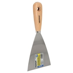 Espátula Mango Madera Hoja Acero 100 mm. Espátula Yeso, Espátula Pintor, Espátula Masillas