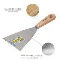Espátula Mango Madera Hoja Acero 100 mm. Espátula Yeso, Espátula Pintor, Espátula Masillas