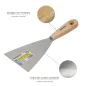 Espátula Mango Madera Hoja Acero 100 mm. Espátula Yeso, Espátula Pintor, Espátula Masillas, Espátula Pladur, etc.. Espátula Mango Madera Hoja Acero 100 mm. Espátula Yeso, Espátula Pintor, Espátula Masillas, Espátula Pladur, etc..