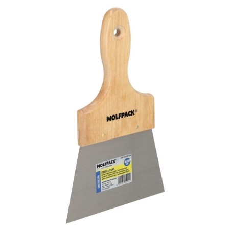 Espátula Techos Mango Madera Hoja Acero 90 x 140 mm. Espátula Yeso, Espátula Pintor, Espátula Masillas