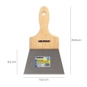 Espátula Techos Mango Madera Hoja Acero 90 x 140 mm. Espátula Yeso, Espátula Pintor, Espátula Masillas, Espátula Pladur, etc..