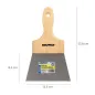 Espátula Techos Mango Madera Hoja Acero 90 x 140 mm. Espátula Yeso, Espátula Pintor, Espátula Masillas, Espátula Pladur, etc.. Espátula Techos Mango Madera Hoja Acero 90 x 140 mm. Espátula Yeso, Espátula Pintor, Espátula Masillas, Espátula Pladur, etc..