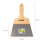 Espátula Techos Mango Madera Hoja Acero 90 x 160 mm. Espátula Yeso, Espátula Pintor, Espátula Masillas, Espátula Pladur, etc.. Espátula Techos Mango Madera Hoja Acero 90 x 160 mm. Espátula Yeso, Espátula Pintor, Espátula Masillas, Espátula Pladur, etc..