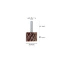 Abanico Lija Grano 80 Medida Diámetro 30 x 25 mm. Disco Abrasivo Laminas, Ruedas Mil Hojas