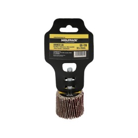 Abanico Lija Grano 120 Medida Diámetro 30 x 25 mm. Disco Abrasivo Laminas, Ruedas Mil Hojas