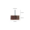 Abanico Lija Grano 40 Medida Diámetro 50 x 25 mm. Disco Abrasivo Laminas, Ruedas Mil Hojas